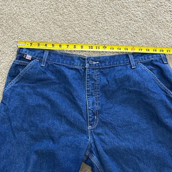 Carhartt Men’s 40x32 (40x29) Loose Fit Flame Resistant Dungaree Jeans - Picture 12 of 12
